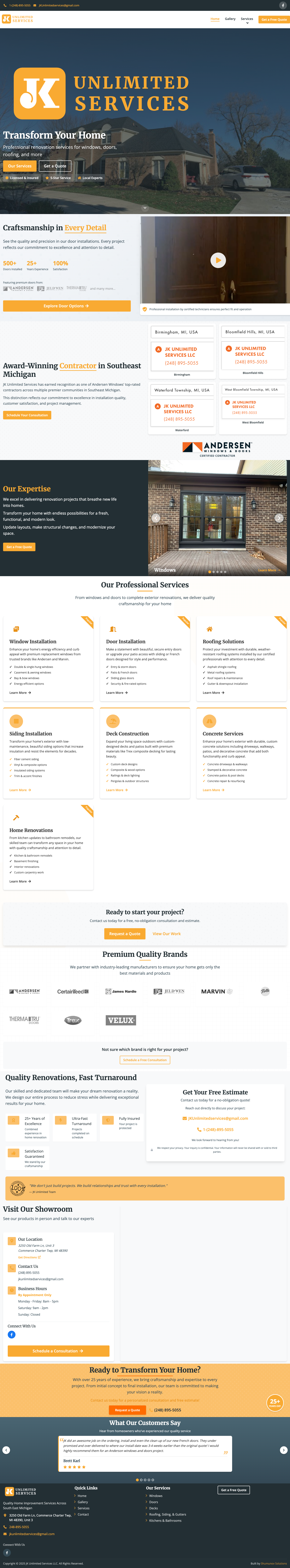 JK Unlimited Services: Service Brand Relaunch