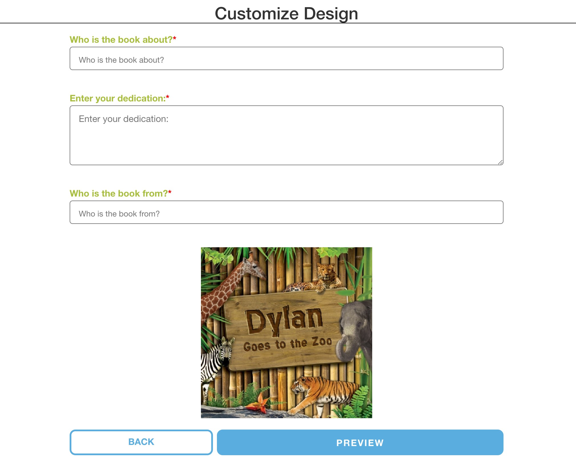 Frecklebox Customization Engine Screenshot